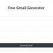 Free Gmail Generator Homepage