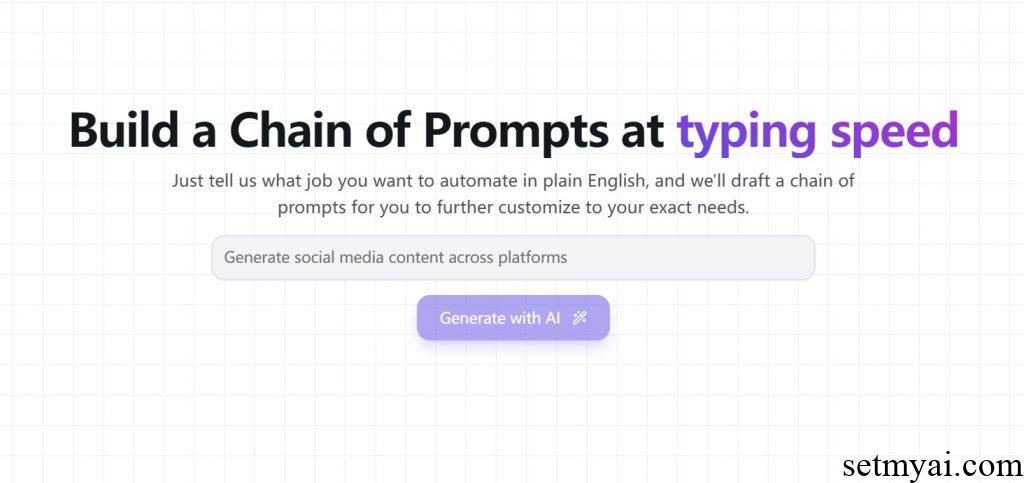 PromptChainer Homepage