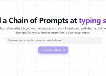 PromptChainer Homepage