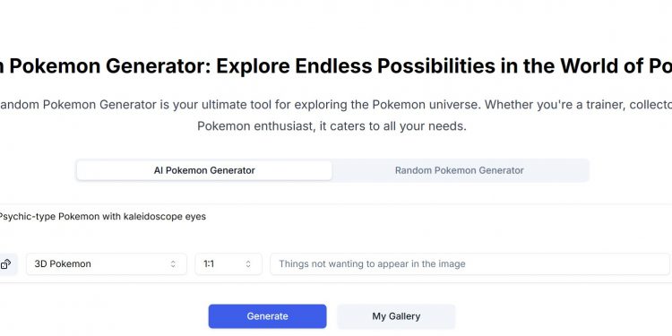 Random Pokemon Generator Result