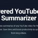YouTube Video Summarizer Homepage