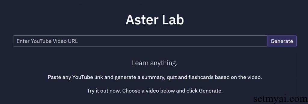 Aster Lab Homepage
