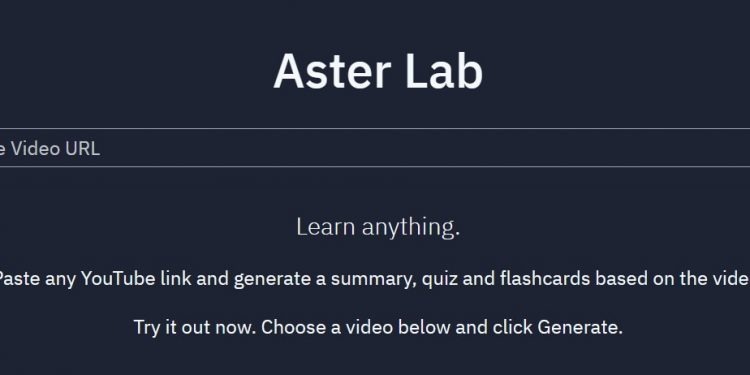 Aster Lab Homepage