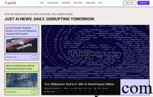 JustAI News Homepage