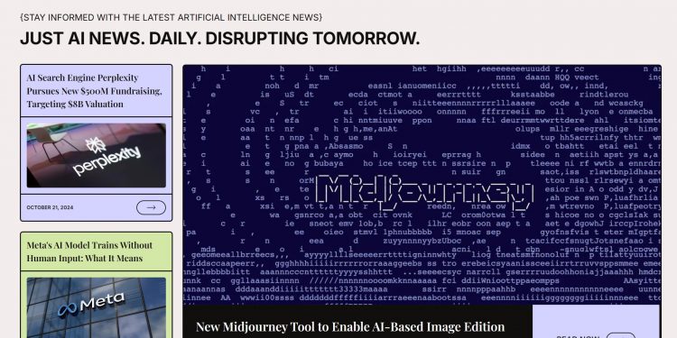 JustAI News Homepage