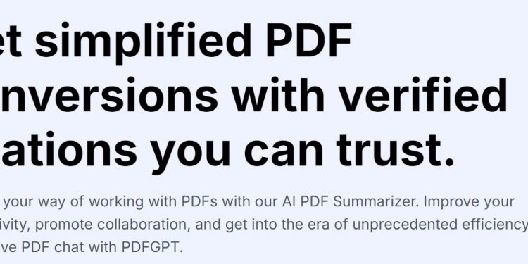 PdfGPT Homepage