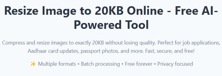 Resize Image Homepage